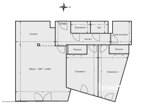 Appartement de 60.0 m² à Bordeaux