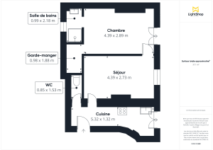 Appartement de 36.97 m² à Paris