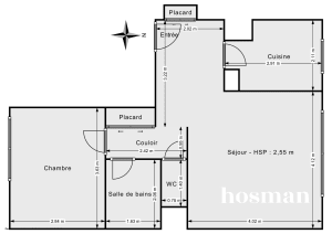 Appartement de 46.0 m² à Paris