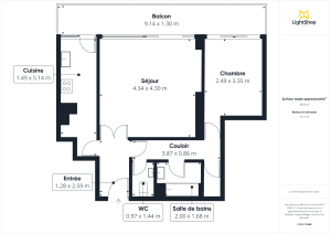 Appartement de 50.1 m² à Paris