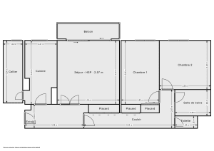 Appartement de 77.0 m² à Bordeaux