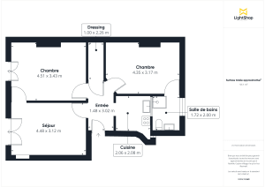 Appartement de 58.22 m² à Levallois-Perret
