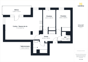 Appartement de 68.55 m² à Nantes