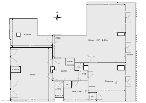 Appartement de 89.35 m² à Boulogne-Billancourt