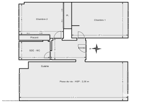 Appartement de 71.25 m² à Nantes