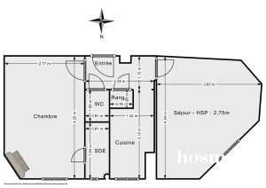 Appartement de 32.39 m² à Boulogne-Billancourt