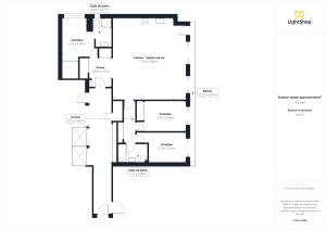 Appartement de 96.01 m² à Paris