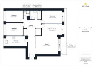 Appartement de 103.75 m² à Paris