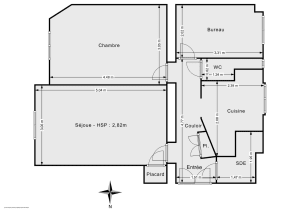 Appartement de 49.0 m² à Clichy