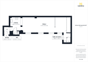 Appartement de 42.2 m² à Paris