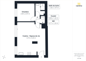 Appartement de 40.0 m² à Paris