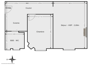 Appartement de 41.4 m² à Paris