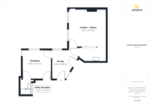 Appartement de 45.0 m² à Paris