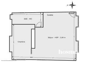 Appartement de 39.0 m² à Paris