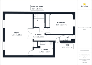 Appartement de 50.36 m² à Paris