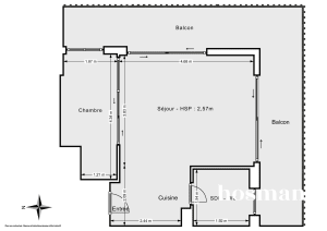 Appartement de 43.0 m² à Boulogne-Billancourt