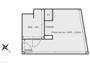 Appartement de 19.0 m² à Marseille