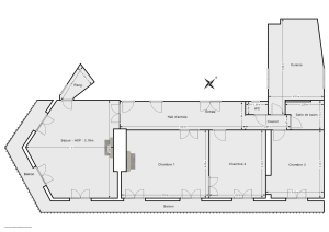 Appartement de 110.6 m² à Paris