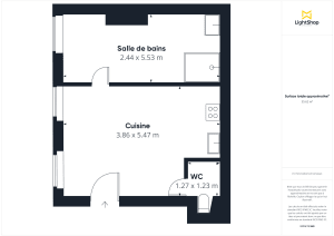 Appartement de 34.0 m² à Bordeaux