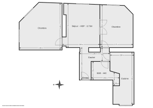 Appartement de 56.22 m² à Levallois-Perret