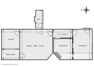 Appartement de 35.03 m² à Paris
