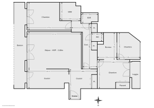 Appartement de 87.14 m² à Paris