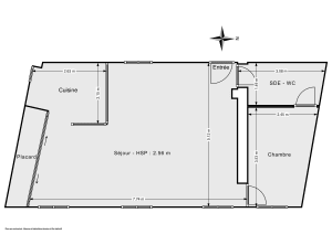 Appartement de 48.79 m² à Paris