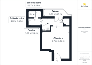 Appartement de 16.04 m² à Paris