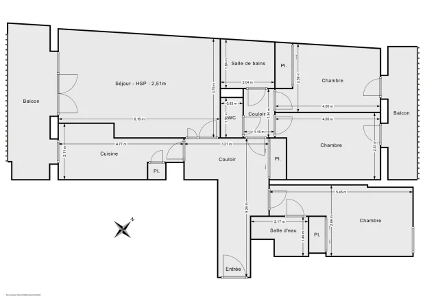 Appartement de 81.79 m² à Saint-Ouen-sur-Seine
