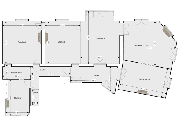 Appartement de 130.0 m² à Paris