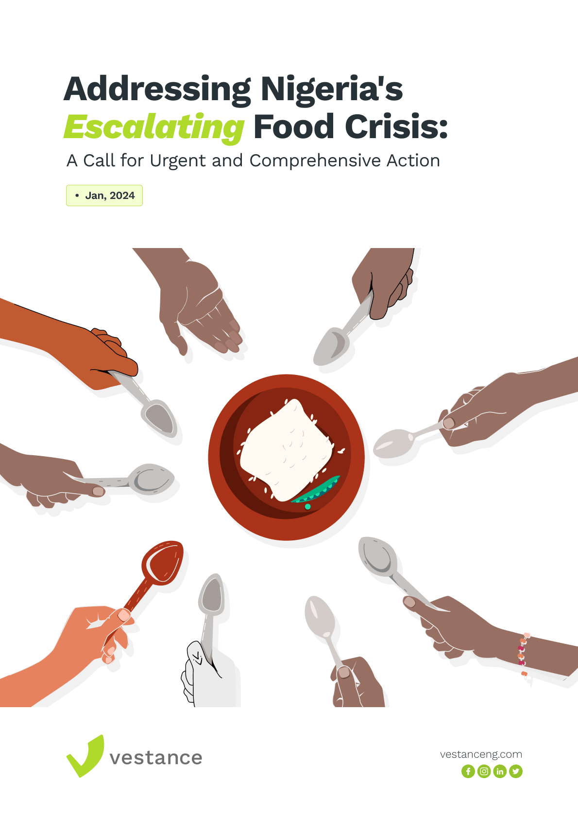 Cover image Addressing Nigeria's Escalating Food Crisis.