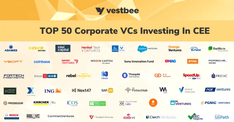 top 50 cvc invsting in cee by vestbee