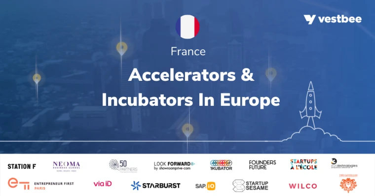 accelerators and incubators from France by vestbee