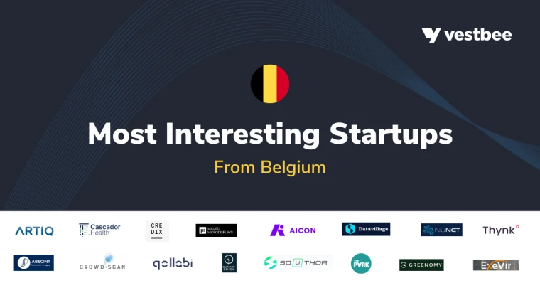most interesting startups from belgium by vestbee