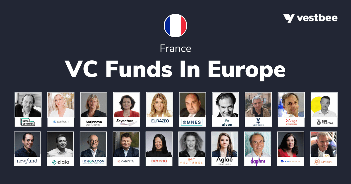 Top Vc Funds In France To Finance Your Startup Vestbee