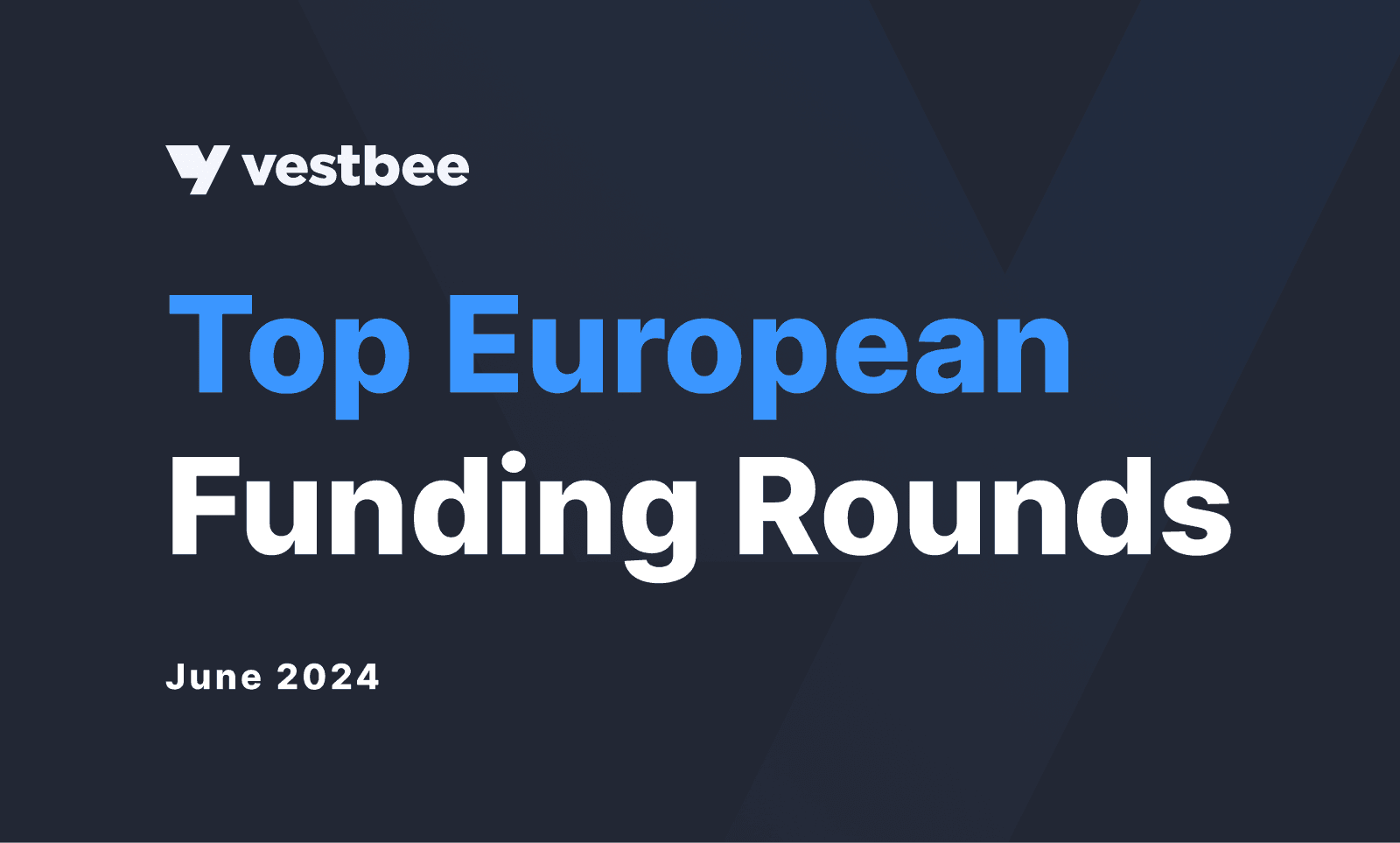 Top European funding rounds closed in June 2024 | Vestbee