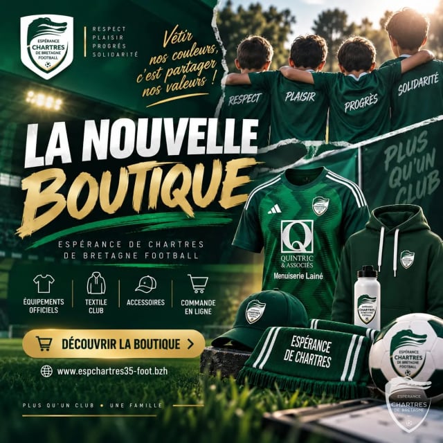Découvrez la nouvelle boutique du club