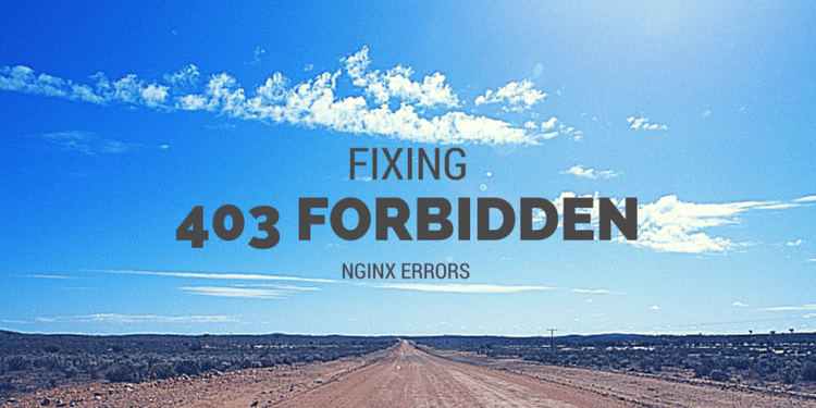 Fixing 403 Forbidden Nginx Errors