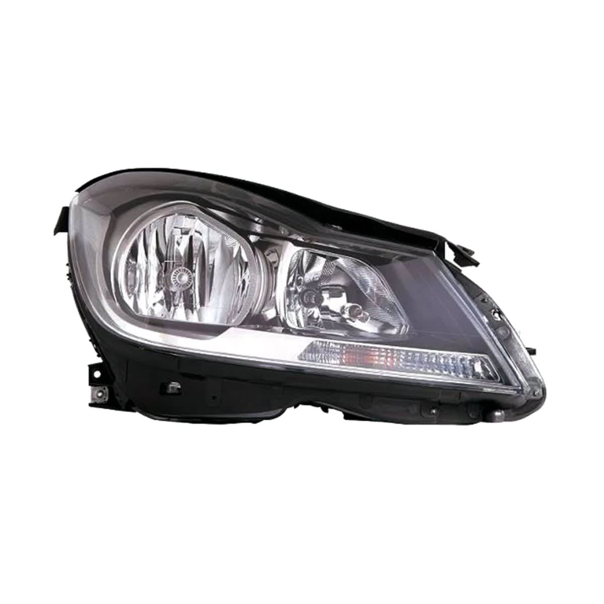 Optiques noir phase 2 DROITE MERCEDES-BENZ Classe C W204 2007-2014