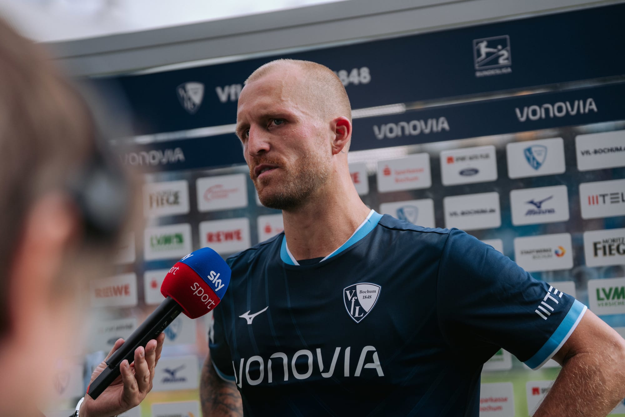 Philipp Hofmann nach dem Spiel gegen Fürth