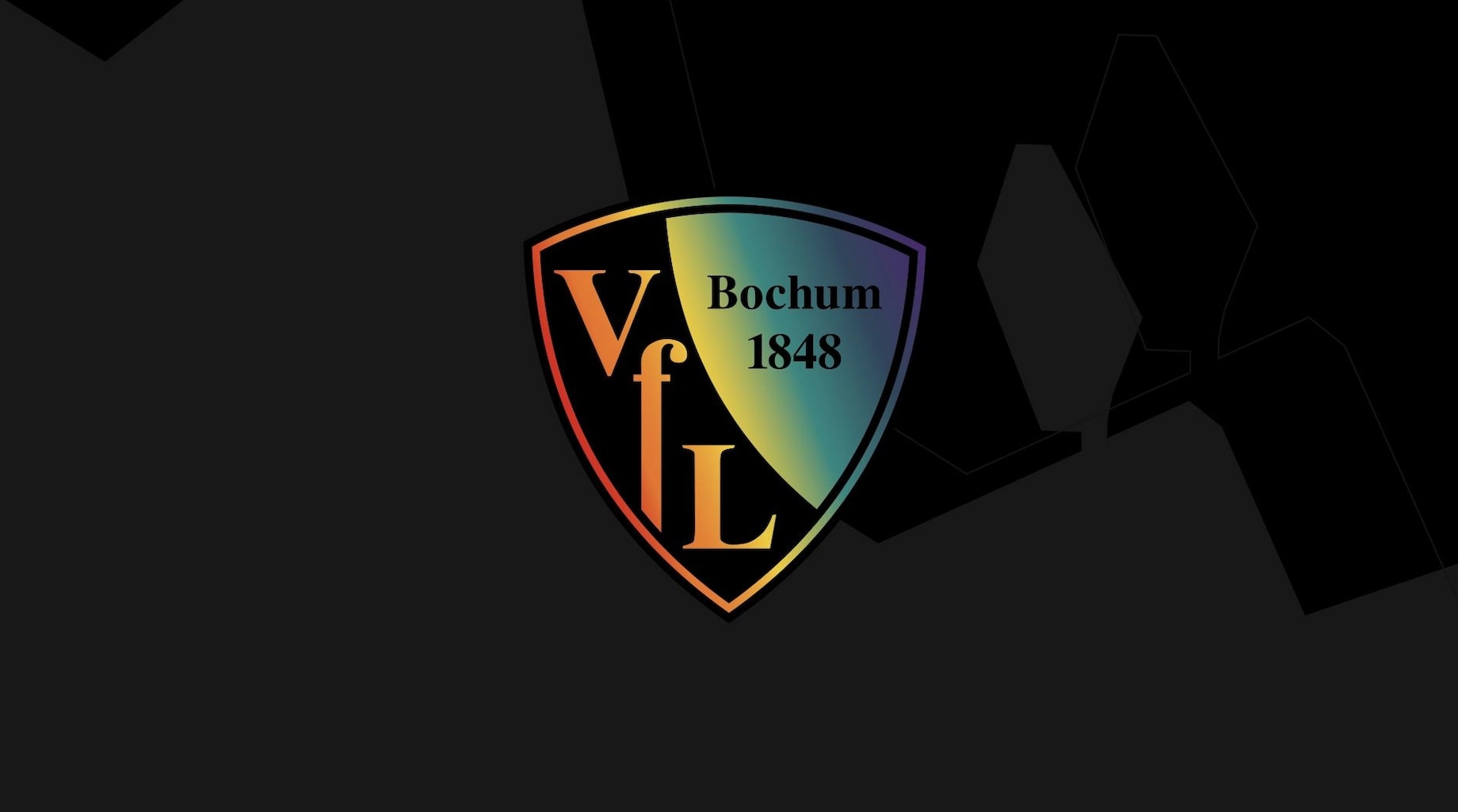 VfL-Logo in Regenbogenfarben