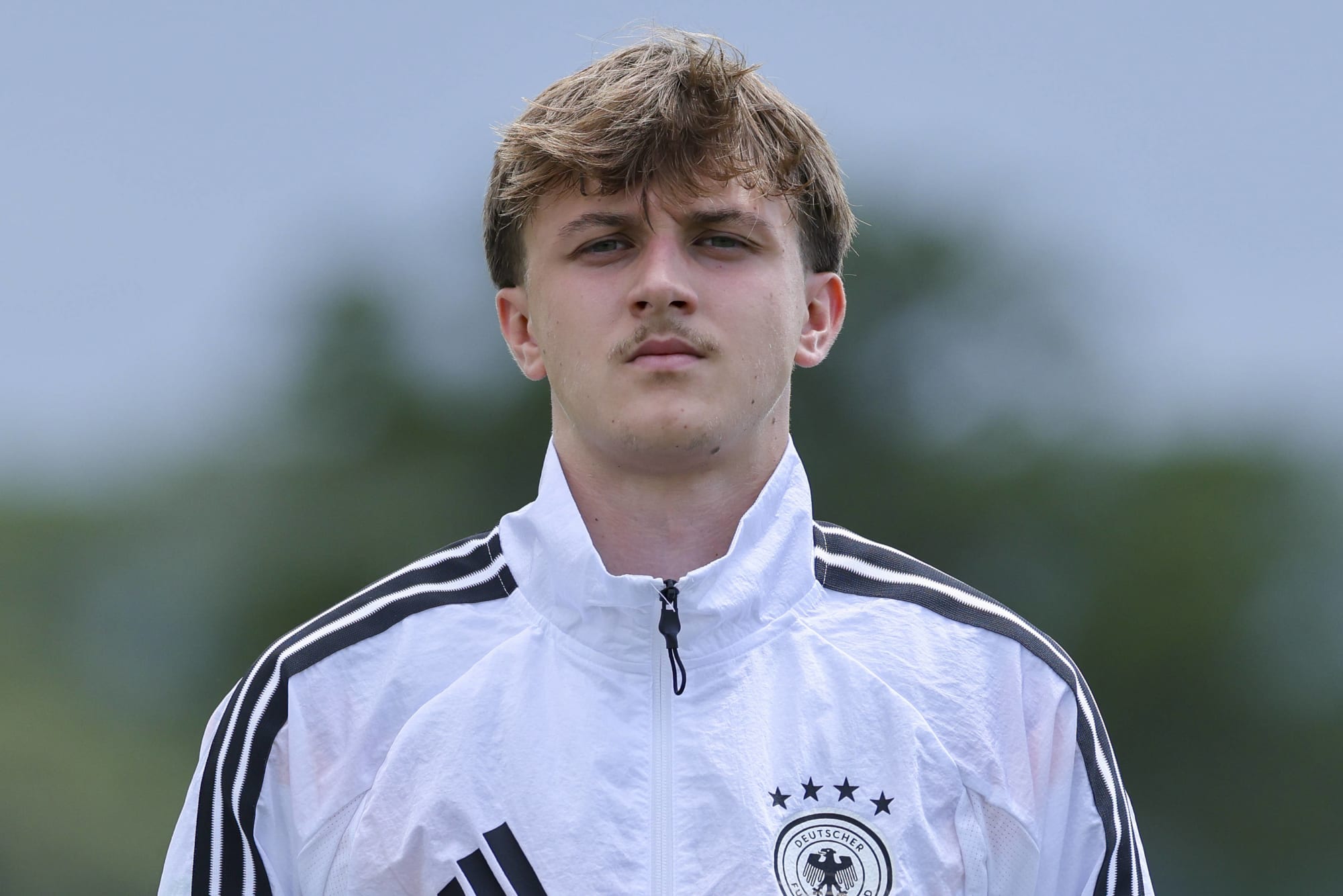 Kacper Koscierski spielt mit der U19 des DFB im EM-Finale
