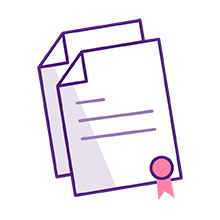 Illustratie certificaten