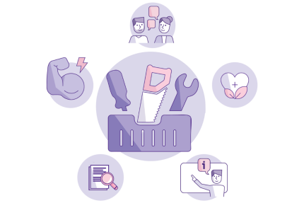 illustratie tools (instrumenten) voor hr-zaken in het primair onderwijs