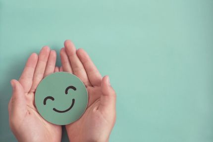 afbeelding van een smiley, tevreden klantfeedback