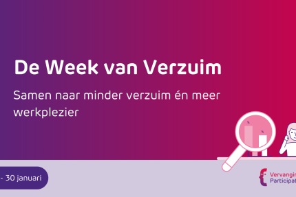 banner waar wordt verwezen naar de week van verzuim