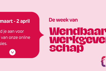 banner met datum en informatie over de week van wendbaar werkgeverschap
