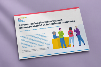 voorkant van de factsheet levensfase en loopbaanfasebewust beleid