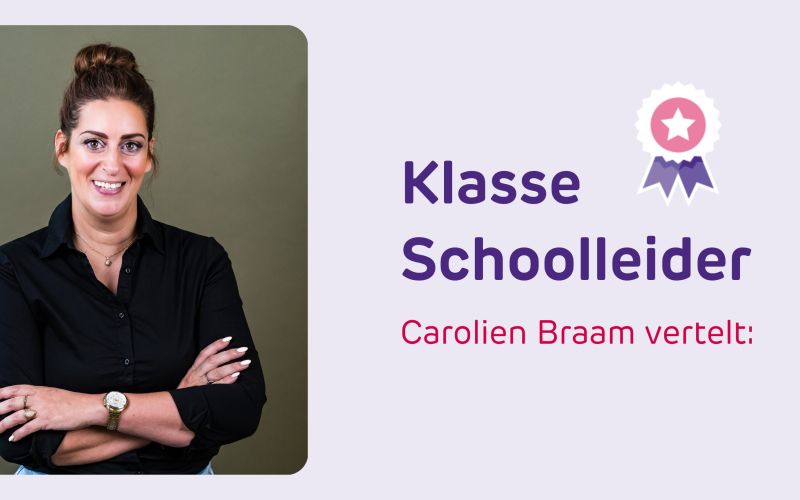 Klassewerkplek schoolleider Carolien Braam vertelt over werkgeluk