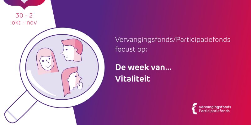 VfPf focust op de Week van Vitaliteit van 30 oktober tot en met 2 november